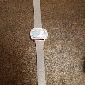Victoria Weick Stainless Mother of Pearl Watch New